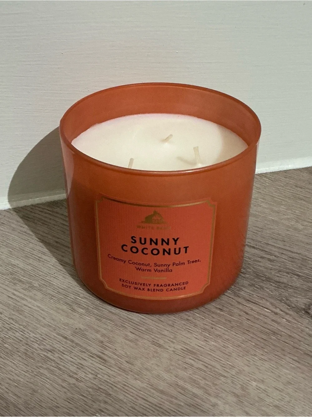 Sunny Coconut Bath & Body Works 3-Wick Candle